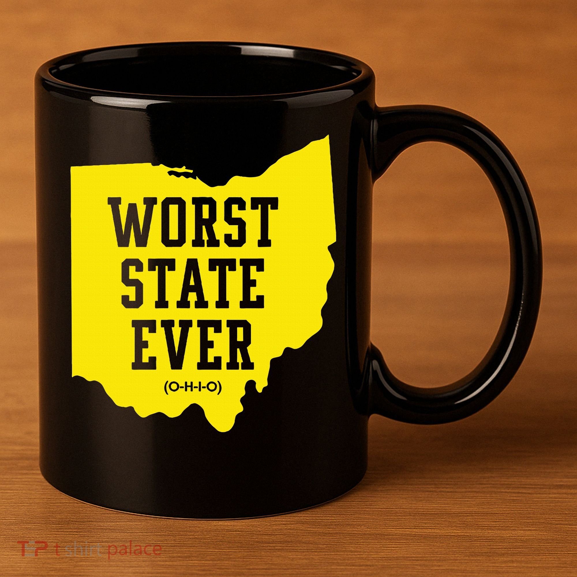 Worst State Ever Ohio 11oz C Handle Ceramic Mug