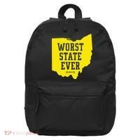 Worst State Ever Ohio 16 in Basic Backpack thumb 0