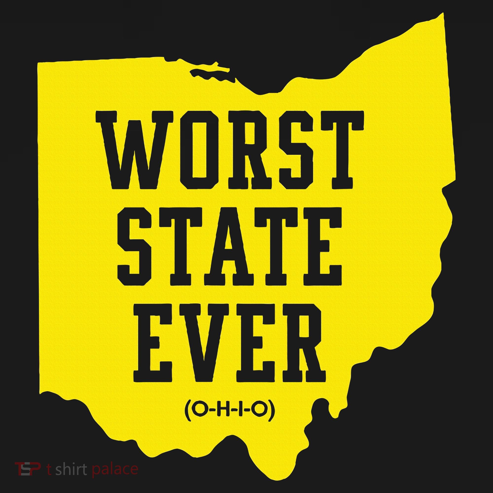 Worst State Ever Ohio Pom Pom 12in Knit Beanie