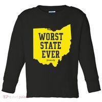 Worst State Ever Ohio Toddler Long Sleeve Shirt thumb 0