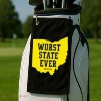 Worst State Ever Ohio Golf Towel thumb 2