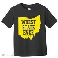 Worst State Ever Ohio Toddler T-Shirt thumb 0