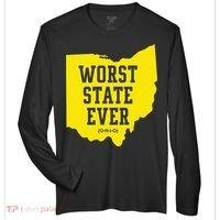Worst State Ever Ohio Zone Performance Long-Sleeve T-Shirt thumb 0