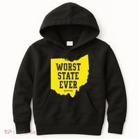 Worst State Ever Ohio Kids Hoodie thumb 0