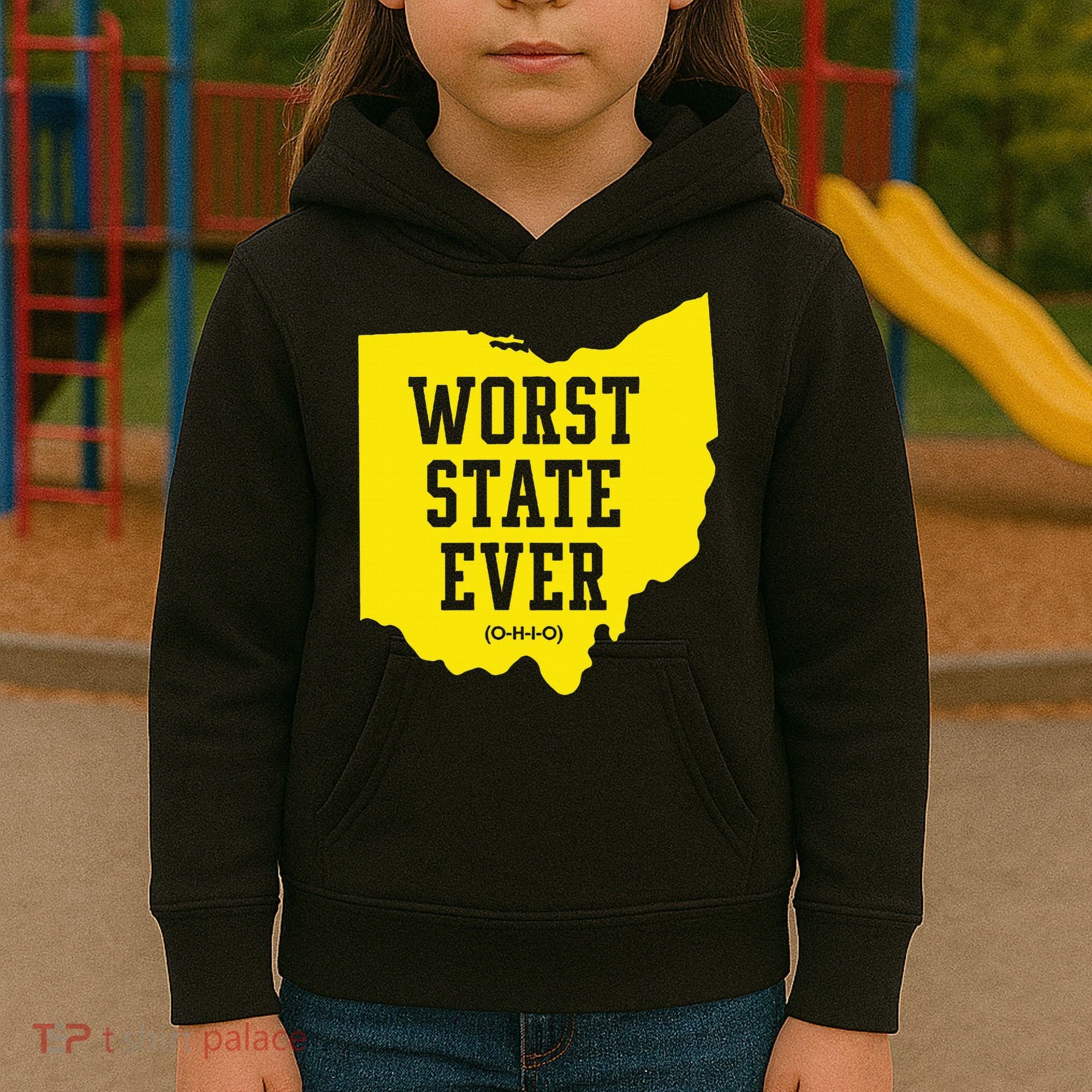 Worst State Ever Ohio Kids Hoodie