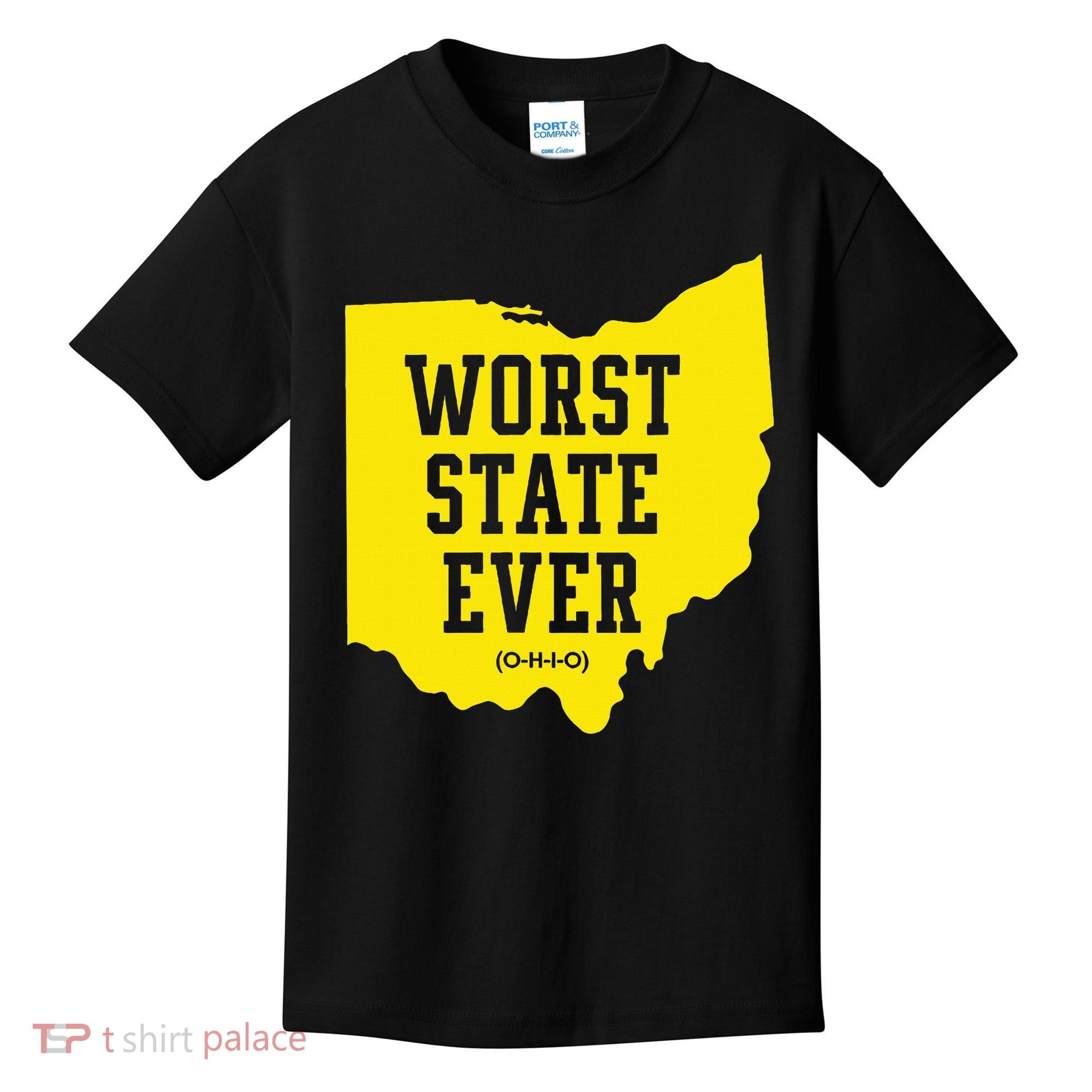 Worst State Ever Ohio Kids T-Shirt