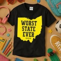 Worst State Ever Ohio Kids T-Shirt thumb 3