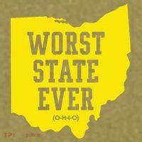 Worst State Ever Ohio Garment-Dyed Women's Muscle Tee thumb 6