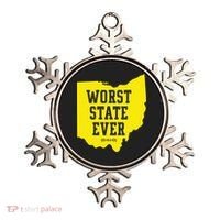 Worst State Ever Ohio Ornament thumb 0