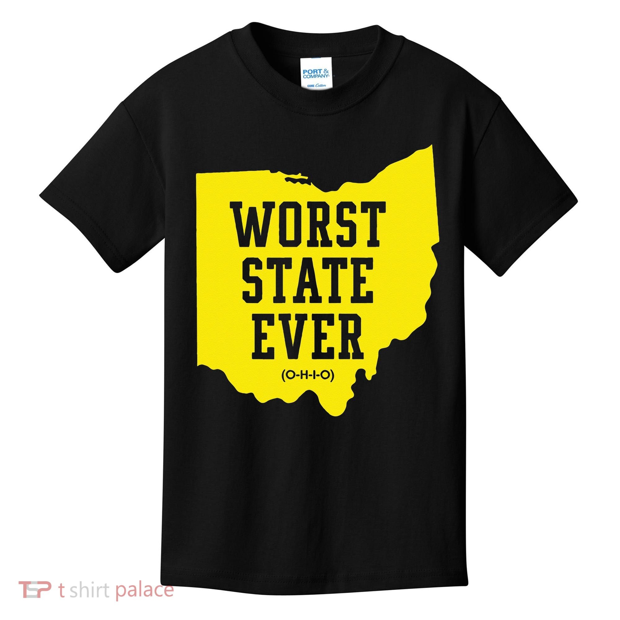 Worst State Ever Ohio Kids T-Shirt