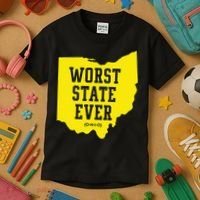 Worst State Ever Ohio Kids T-Shirt thumb 3