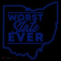 Worst State Ever Ohio Funny Gift Doggie Tank thumb 4
