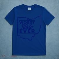 Worst State Ever Ohio Funny Gift T-Shirt thumb 5