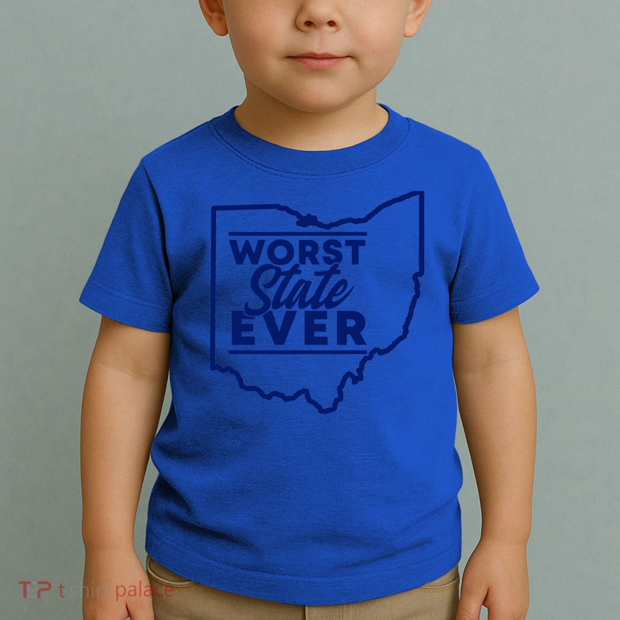 Worst State Ever Ohio Funny Gift Toddler T-Shirt
