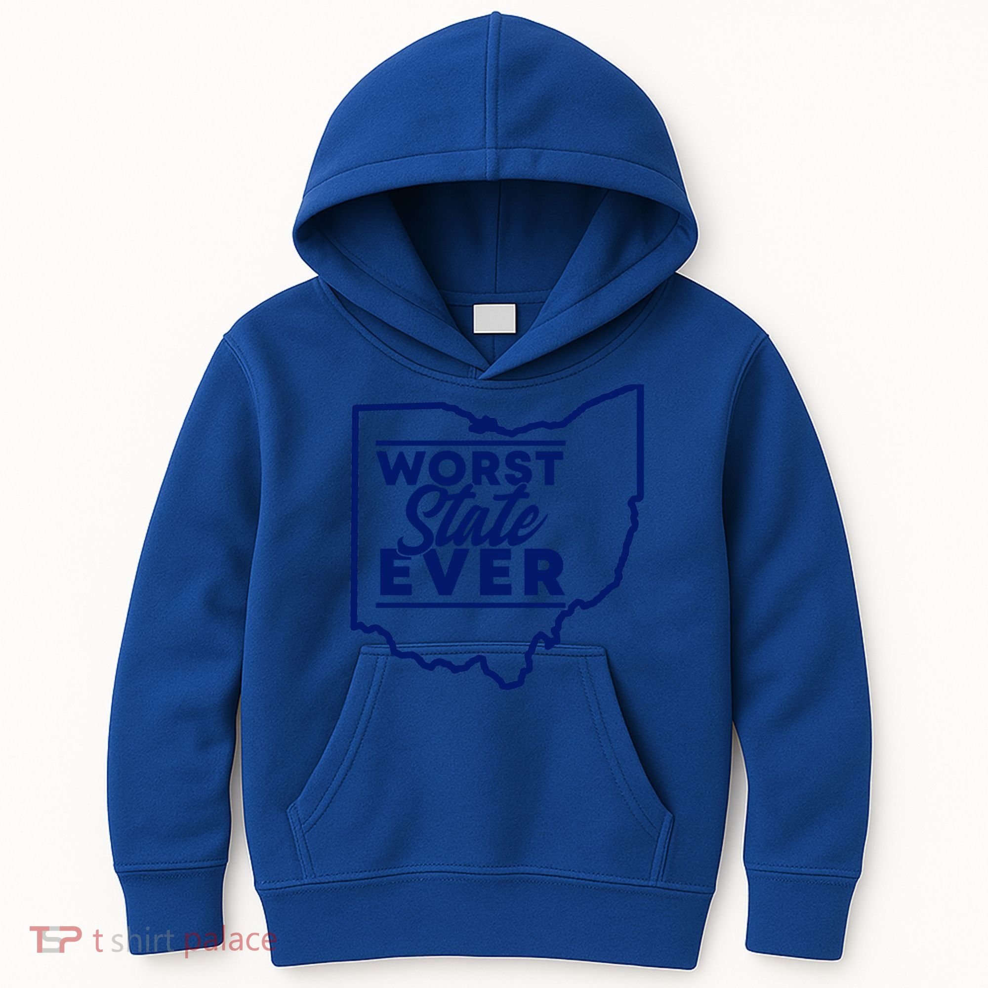 Worst State Ever Ohio Funny Gift Kids Hoodie