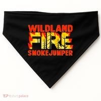 Wildland Smokejumper Fire Rescue Departt Firefighters Meaningful Gift USA-Made Doggie Bandana thumb 0