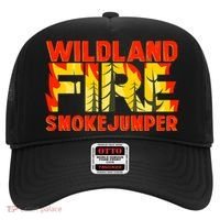 Wildland Smokejumper Fire Rescue Departt Firefighters Meaningful Gift Hat thumb 0