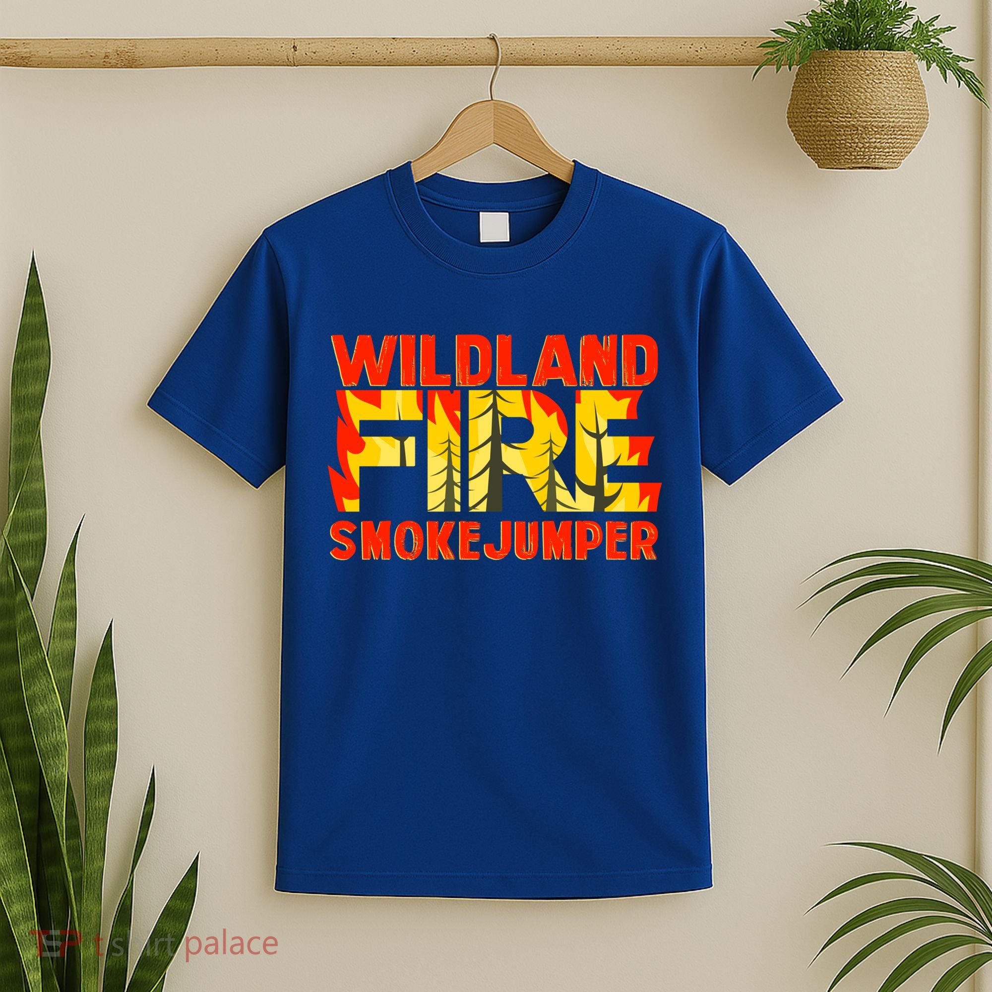 Wildland Smokejumper Fire Rescue Departt Firefighters Meaningful Gift T-Shirt