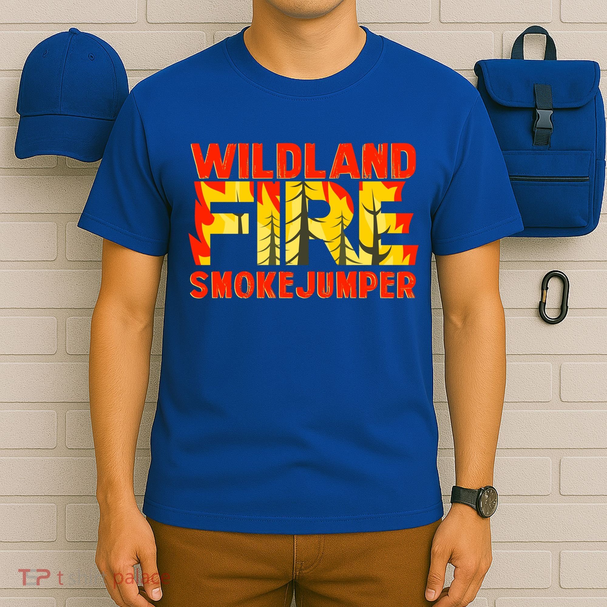 Wildland Smokejumper Fire Rescue Departt Firefighters Meaningful Gift T-Shirt