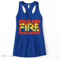 Wildland Smokejumper Fire Rescue Departt Firefighters Meaningful Gift Women's Tank Top thumb 0