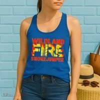 Wildland Smokejumper Fire Rescue Departt Firefighters Meaningful Gift Women's Tank Top thumb 2