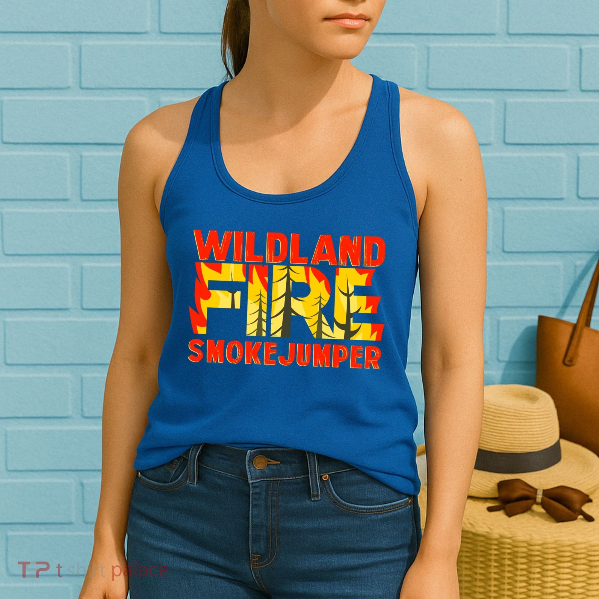 Wildland Smokejumper Fire Rescue Departt Firefighters Meaningful Gift Women's Tank Top