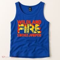 Wildland Smokejumper Fire Rescue Departt Firefighters Meaningful Gift Tank Top thumb 2