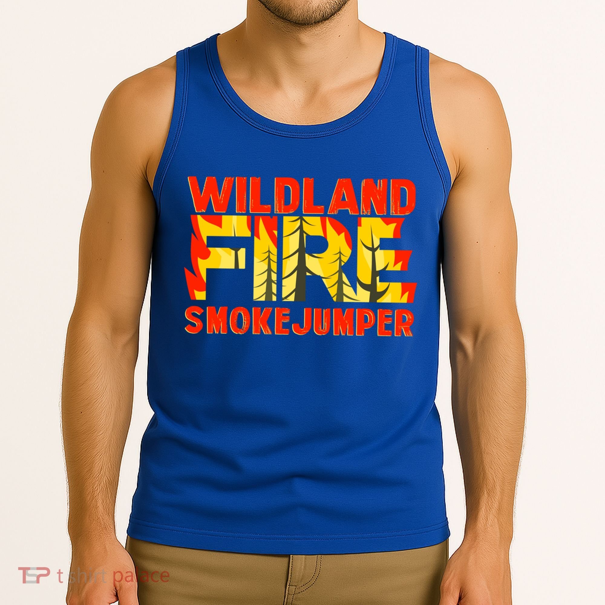 Wildland Smokejumper Fire Rescue Departt Firefighters Meaningful Gift Tank Top