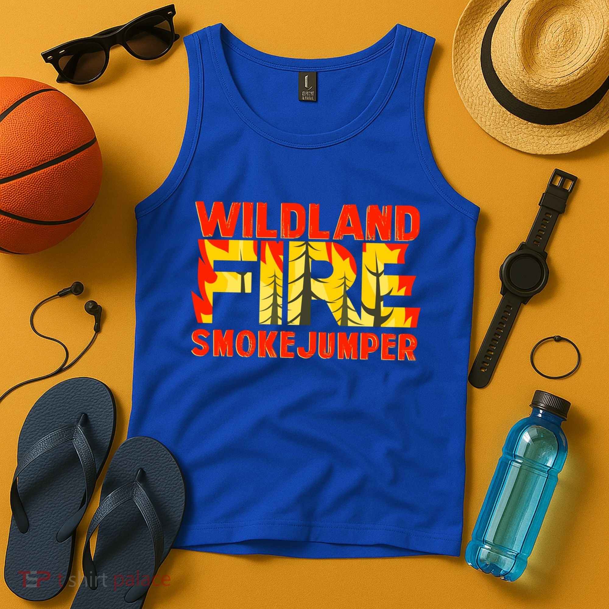 Wildland Smokejumper Fire Rescue Departt Firefighters Meaningful Gift Tank Top