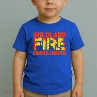 Wildland Smokejumper Fire Rescue Departt Firefighters Meaningful Gift Toddler T-Shirt thumb 2
