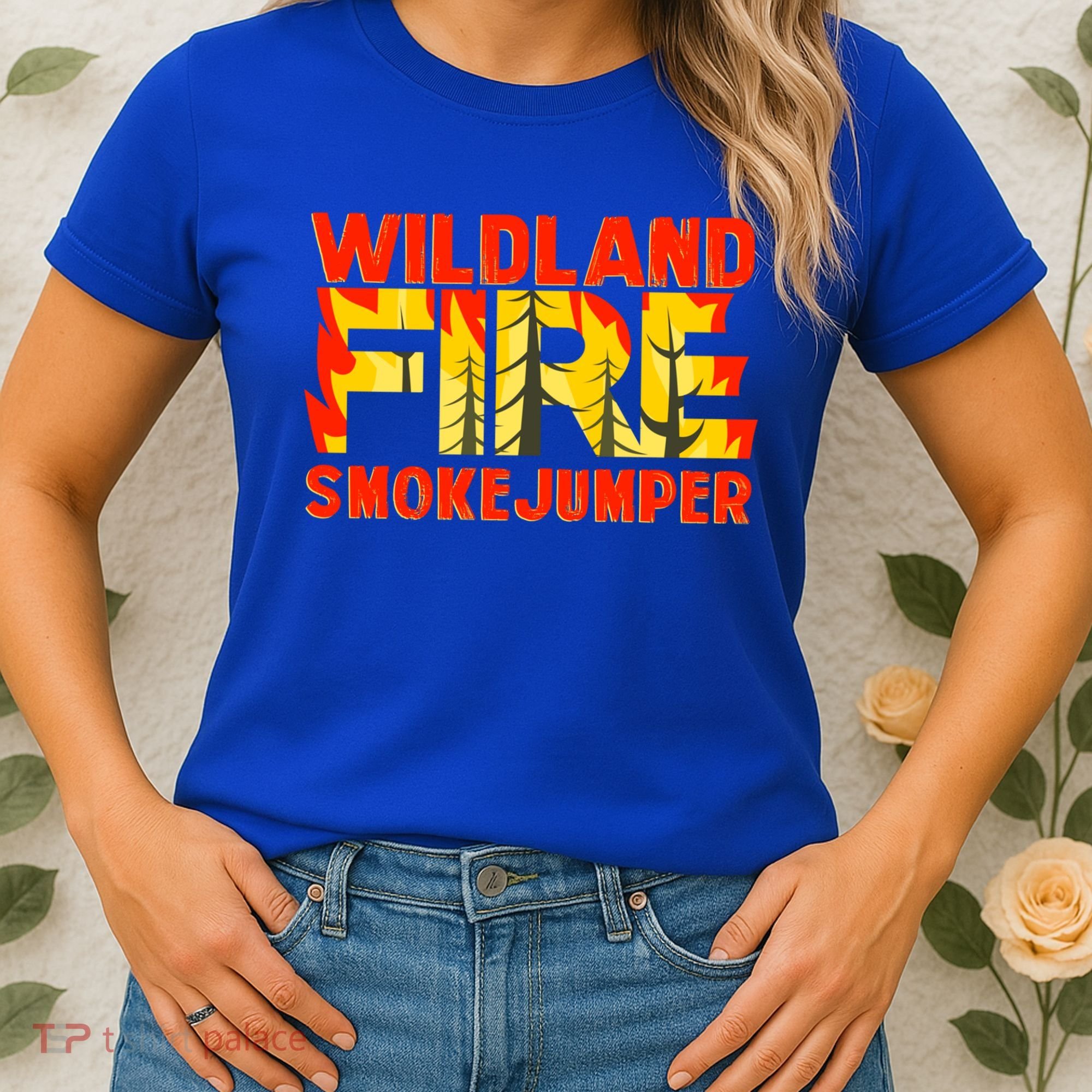 Wildland Smokejumper Fire Rescue Departt Firefighters Meaningful Gift Women's T-Shirt