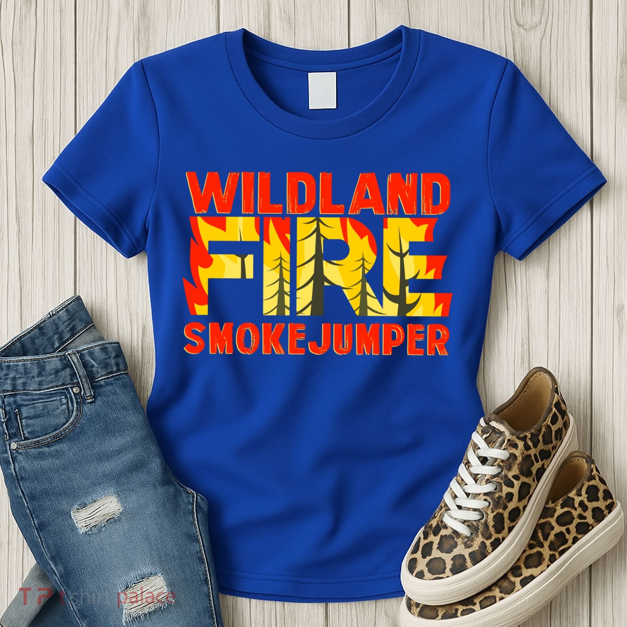 Wildland Smokejumper Fire Rescue Departt Firefighters Meaningful Gift Women's T-Shirt