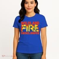 Wildland Smokejumper Fire Rescue Departt Firefighters Meaningful Gift Women's T-Shirt thumb 4