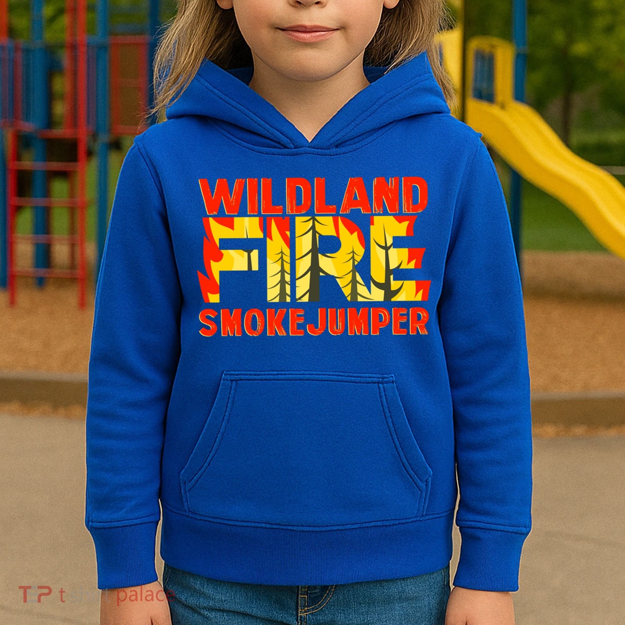 Wildland Smokejumper Fire Rescue Departt Firefighters Meaningful Gift Kids Hoodie