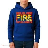 Wildland Smokejumper Fire Rescue Departt Firefighters Meaningful Gift Kids Hoodie thumb 4