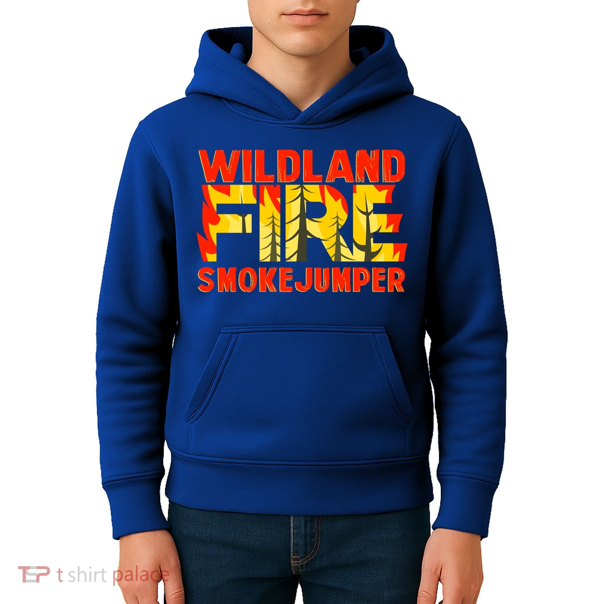 Wildland Smokejumper Fire Rescue Departt Firefighters Meaningful Gift Kids Hoodie