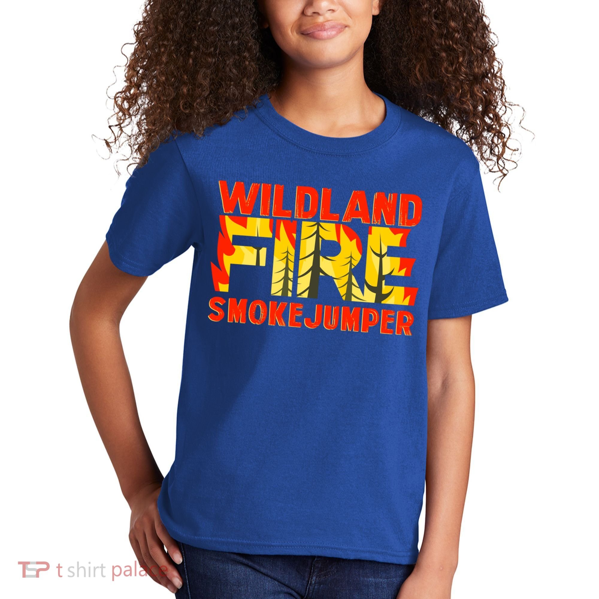 Wildland Smokejumper Fire Rescue Departt Firefighters Meaningful Gift Kids T-Shirt