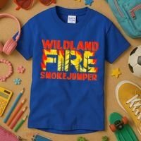 Wildland Smokejumper Fire Rescue Departt Firefighters Meaningful Gift Kids T-Shirt thumb 3