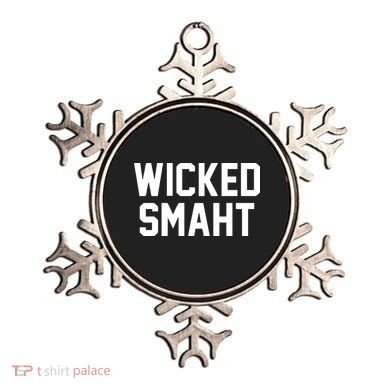 Wicked Smaht Funny Ornament