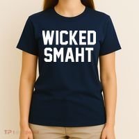 Wicked Smaht Funny T-Shirt thumb 4