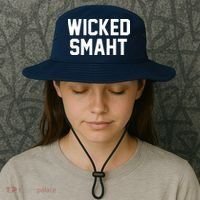Wicked Smaht Funny Bucket Hat thumb 3