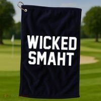 Wicked Smaht Funny Golf Towel thumb 1