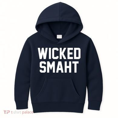 Wicked Smaht Funny Kids Hoodie