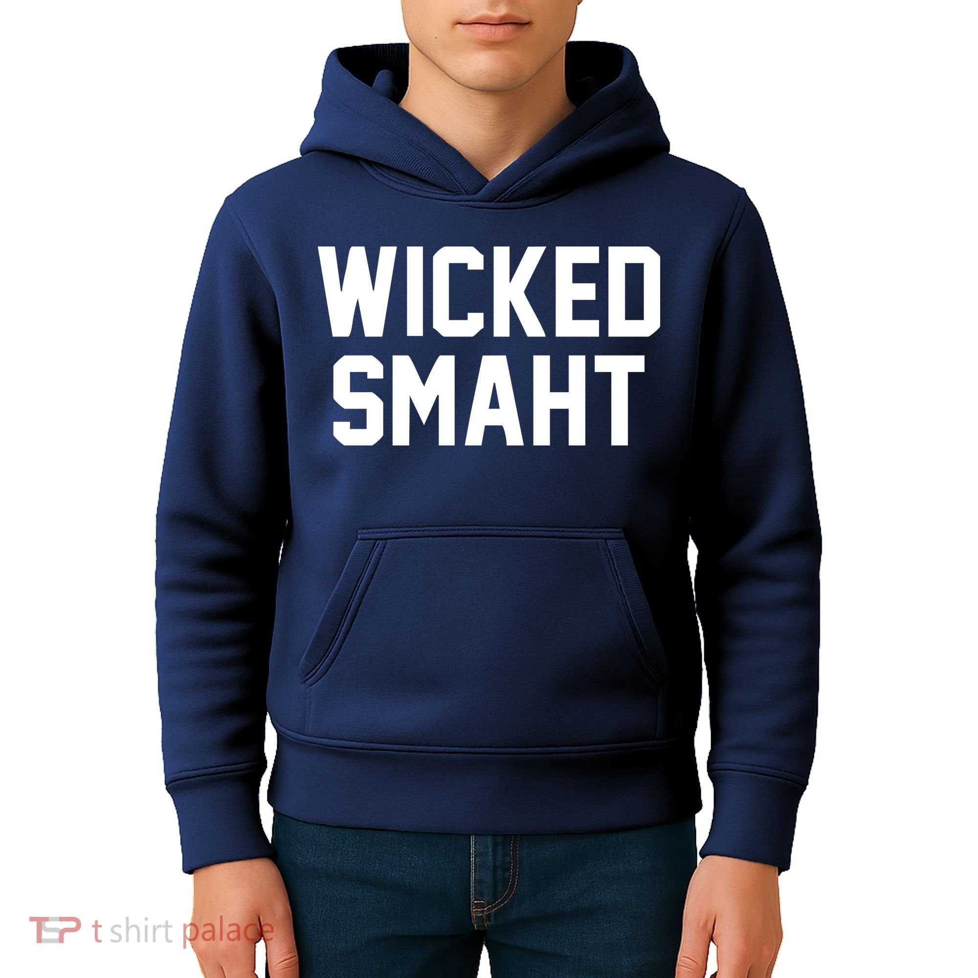 Wicked Smaht Funny Kids Hoodie