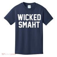 Wicked Smaht Funny Kids T-Shirt thumb 0