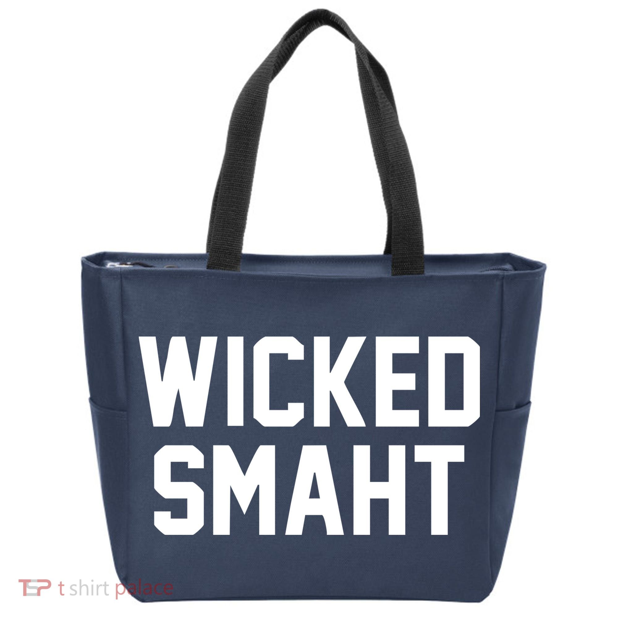 Wicked Smaht Funny Tote Bag