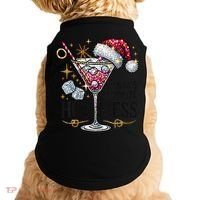 Women Santas Favorite Hot Mess Funny Margarita Gift Doggie Tank thumb 0
