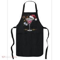 Women Santas Favorite Hot Mess Funny Margarita Gift Apron thumb 0