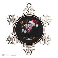 Women Santas Favorite Hot Mess Funny Margarita Gift Ornament thumb 0
