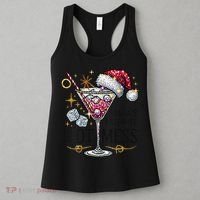 Women Santas Favorite Hot Mess Funny Margarita Gift Women's Tank Top thumb 3
